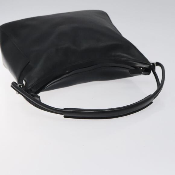 GUCCI Shoulder Bag Leather Black Silver 001 001 - Picture 7 of 16